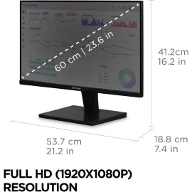 ViewSonic VS2447M 24 in 1080p Computer Monitor