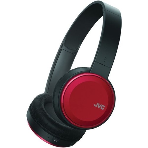 JVC Colorful Bluetooth Headphones  Red