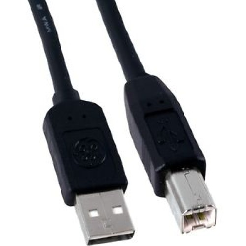 GE USB A-B Male 3FT A-Male to B-Male USB 2.0 Cable (3ft)