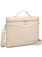 BOSTANTEN Women's Leather Laptop Bag 15.6 Inch Briefcase Work Tote