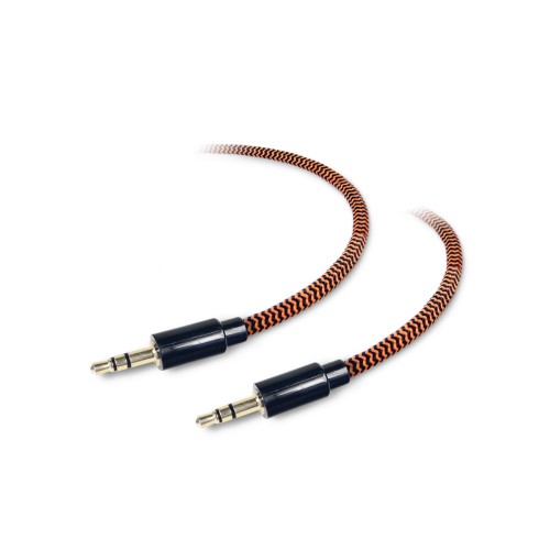 ToughTested® 6ft Braided Fabric 3.5mm Auxiliary Cable