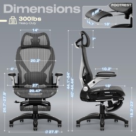 ELABEST X100 Ergonomic Office Chair with Mesh Back and Lumbar Support