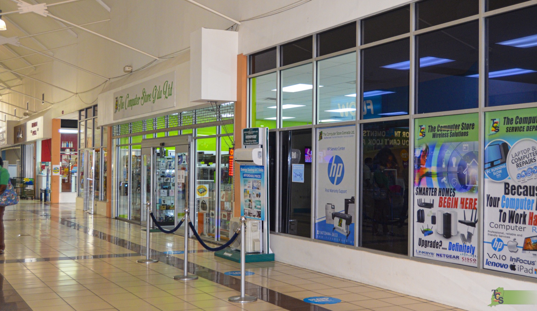 The Computer Store Grenada service centre area