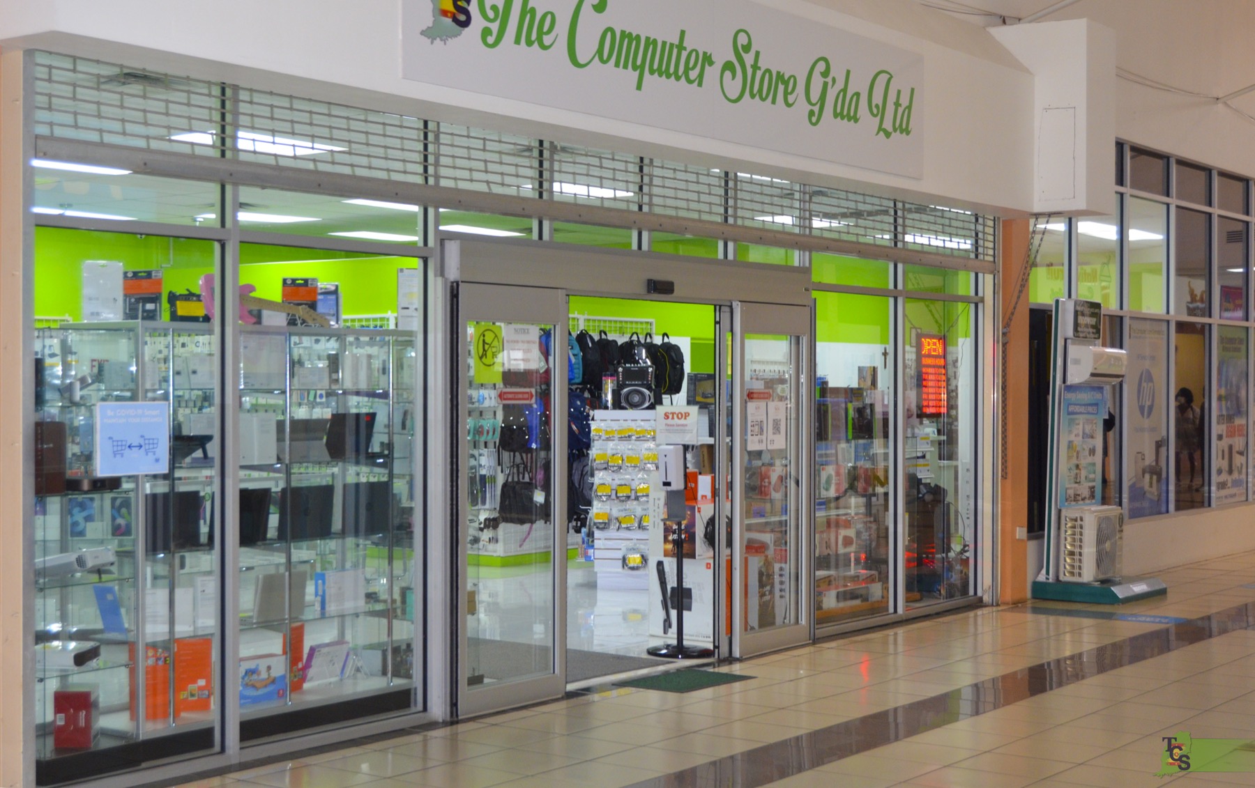 The Computer Store Grenada storefront at Spiceland Mall